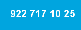 922 717 10 25 922 717 10 25